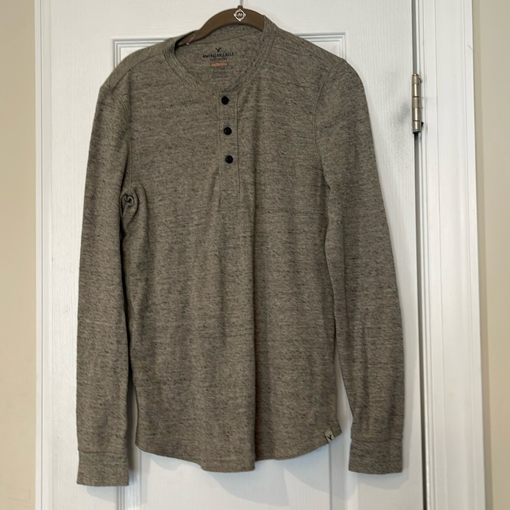 men’s American Eagle  shirt S 58% cotton 38% polyester 4% elasthanne